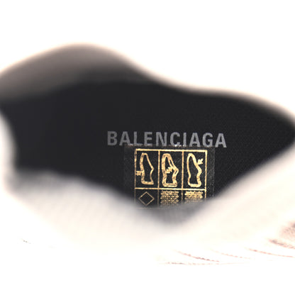 Balenciaga Ribbed Knit Womens Speed 2.0 Transparent Sole Sneakers 40 Baltic Grey White 7 of 9
