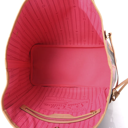 Louis Vuitton Monogram Roses Neverfull MM 4 of 11