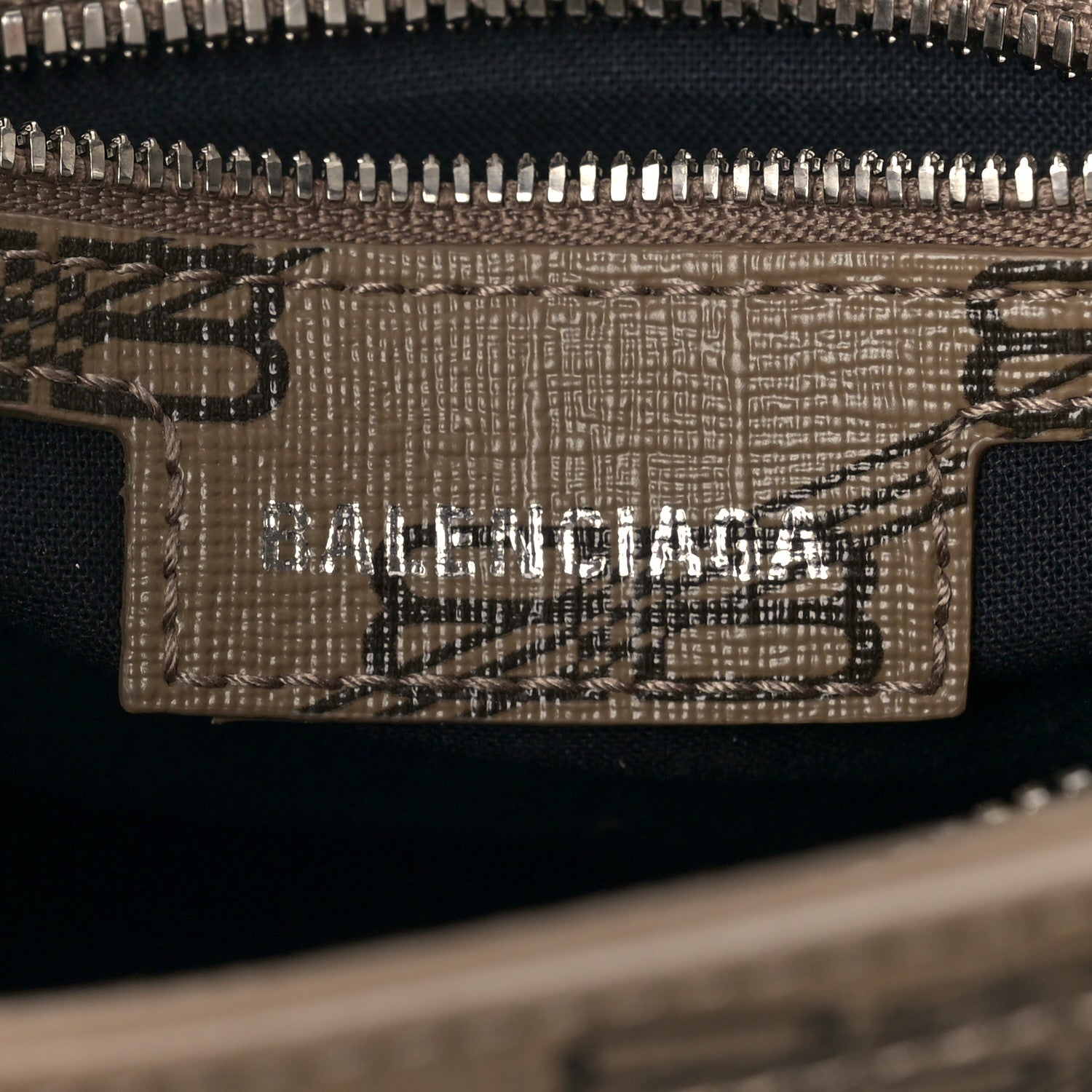 Balenciaga Coated Canvas BB Monogram Neo Cagole Handbag XS Beige Brown 6 of 8