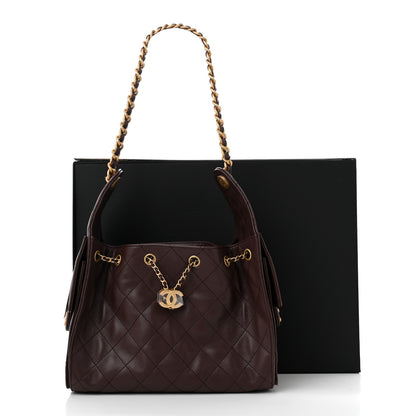 Chanel Caviar Quilted Small Chanel 25 Handbag Dark Brown 11 of 11