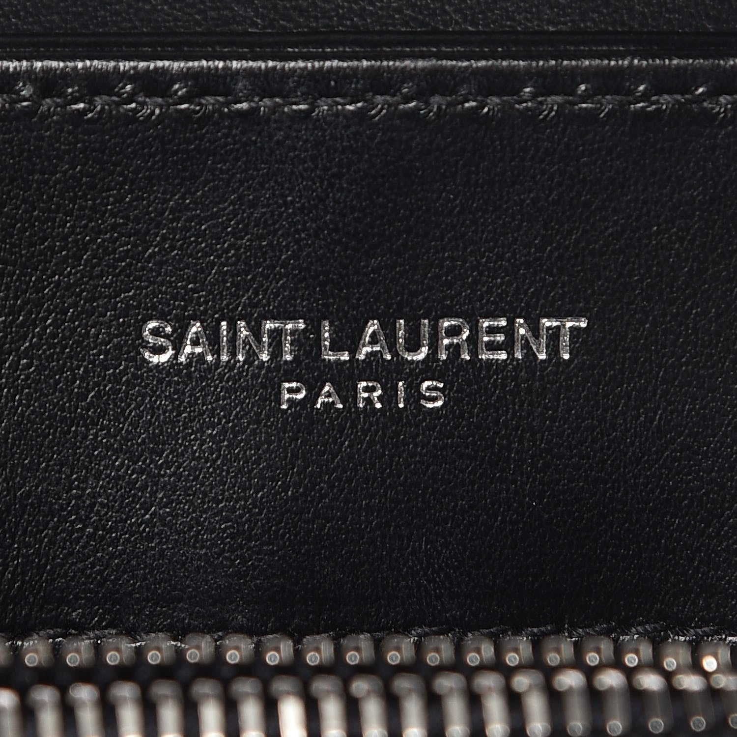 Saint Laurent Calfskin Y Quilted Monogram Small Loulou Chain Satchel Black 6 of 8