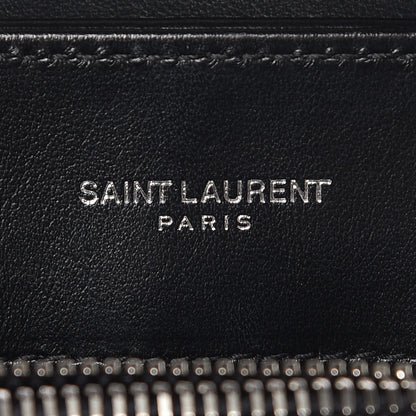 Saint Laurent Calfskin Y Quilted Monogram Small Loulou Chain Satchel Black 6 of 8