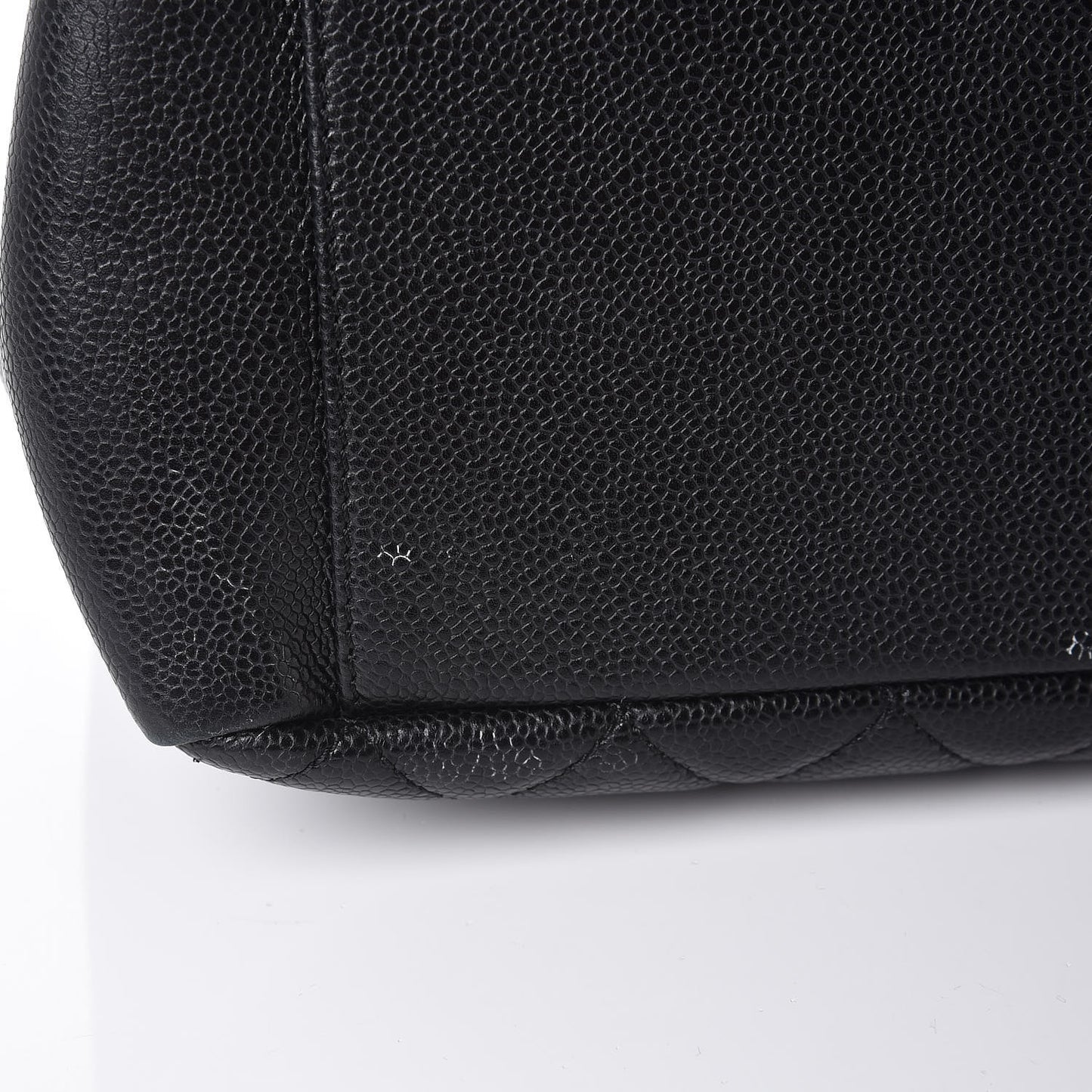Caviar Quilted Grand Shopping Tote GST Black