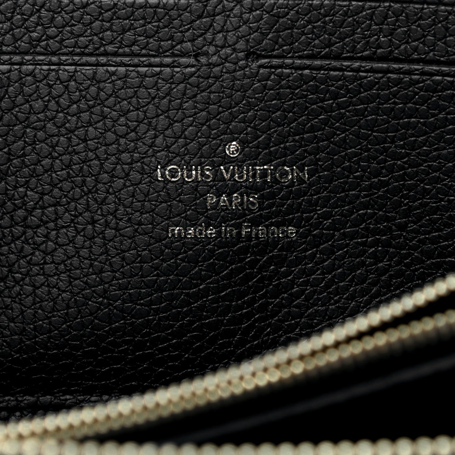 Louis Vuitton Empreinte Clemence Wallet Black 6 of 6