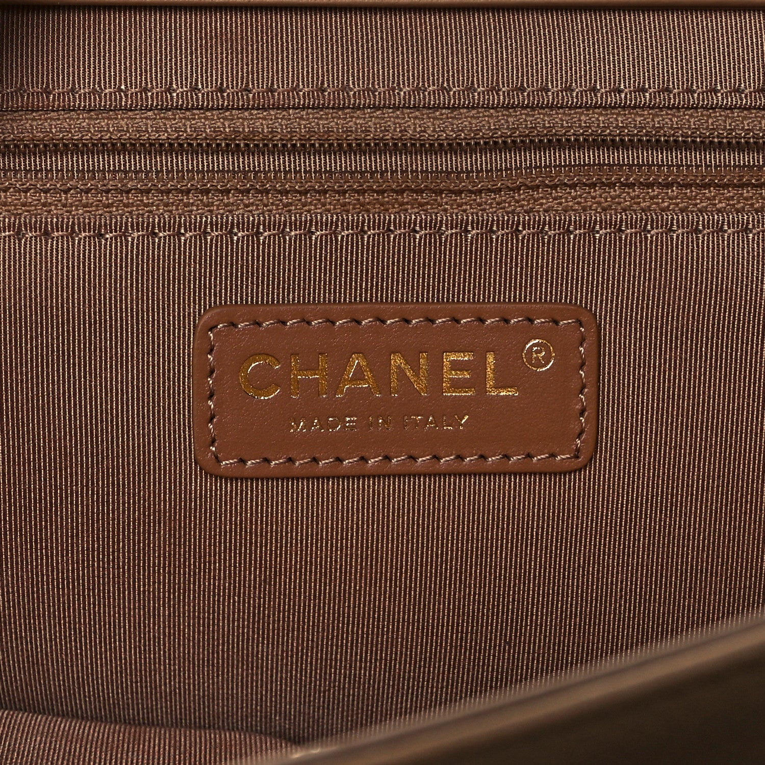 Chanel Bullskin Stitched Medium Shopping Bag Beige 6 of 9