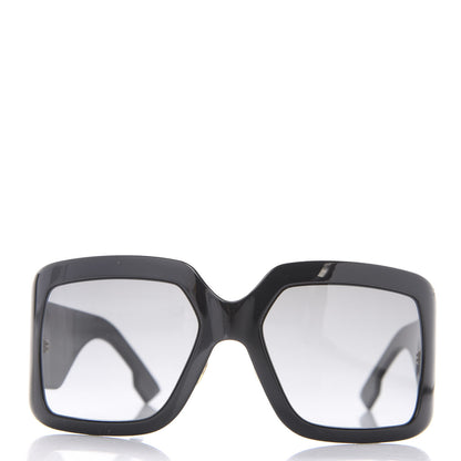Christian Dior Acetate DiorSo Light 2 Shield Sunglasses Black 3 of 7