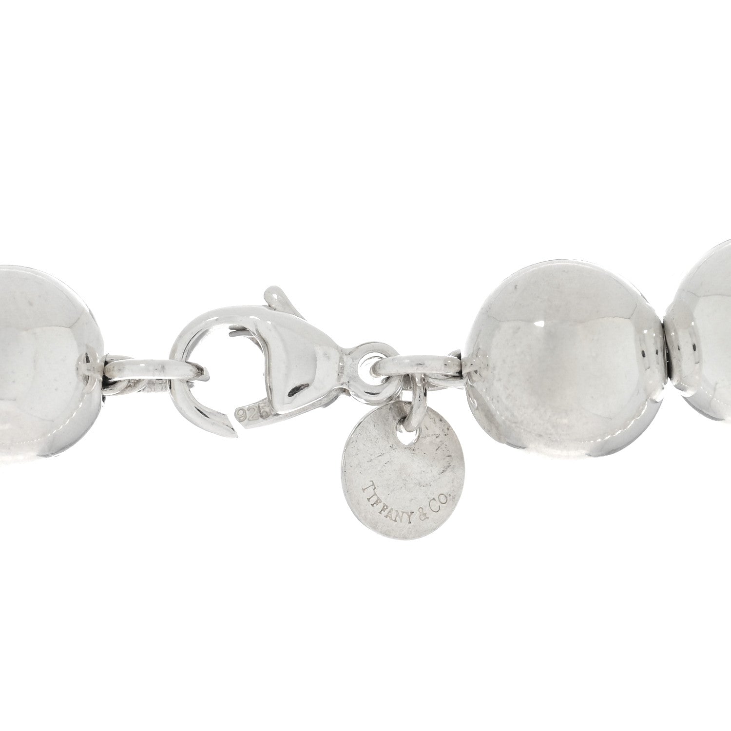 Tiffany Sterling Silver 10mm Hardwear Ball Necklace 4 of 4
