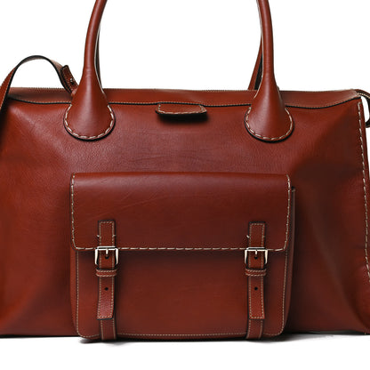 Chloe Buffalo Edith Oversized Day Bag Sepia Brown 9 of 18