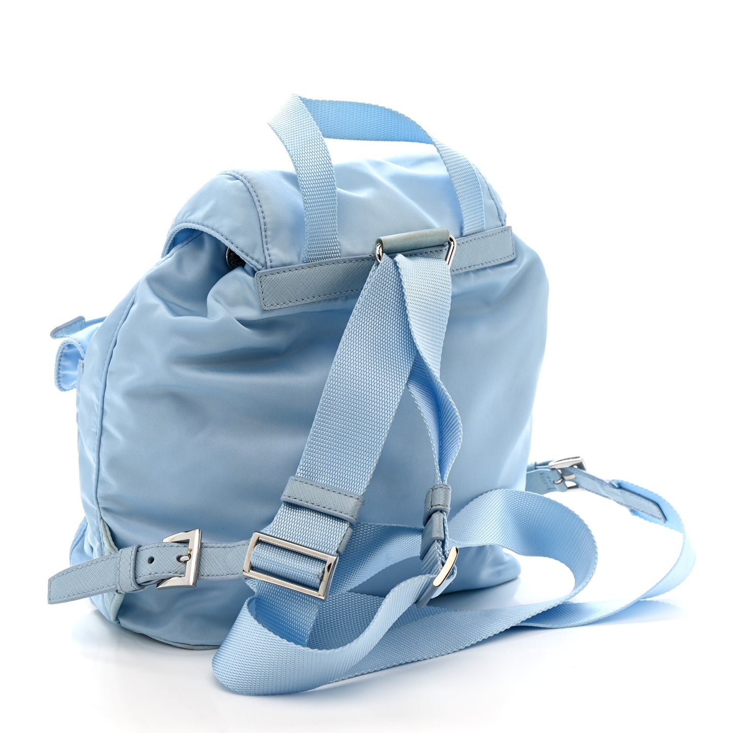 Tessuto Nylon Vela Small Backpack Celeste