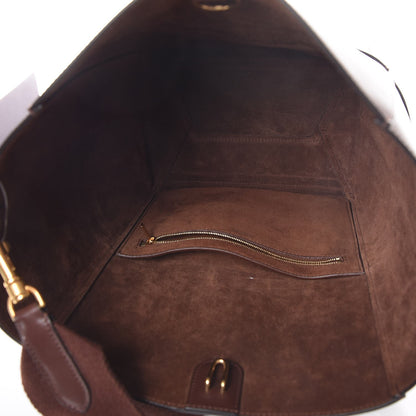 Celine Supersoft Calfskin Sangle Bucket Bag Burgundy 5 of 6