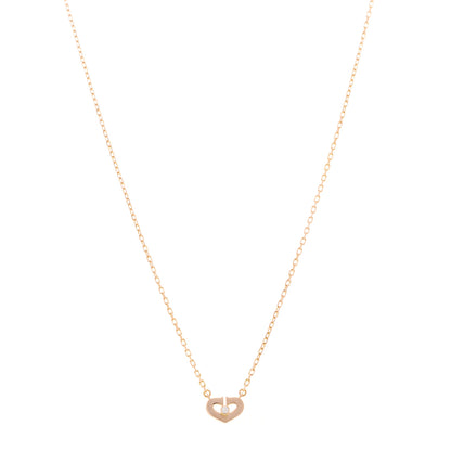 Cartier 18K Pink Gold Diamond XS Hearts and Symbols Necklace 1 of 4