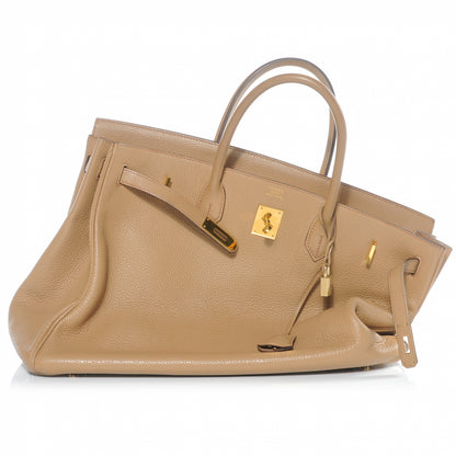 Hermes Taurillon Clemence Birkin 40 Tabac Camel 11 of 11
