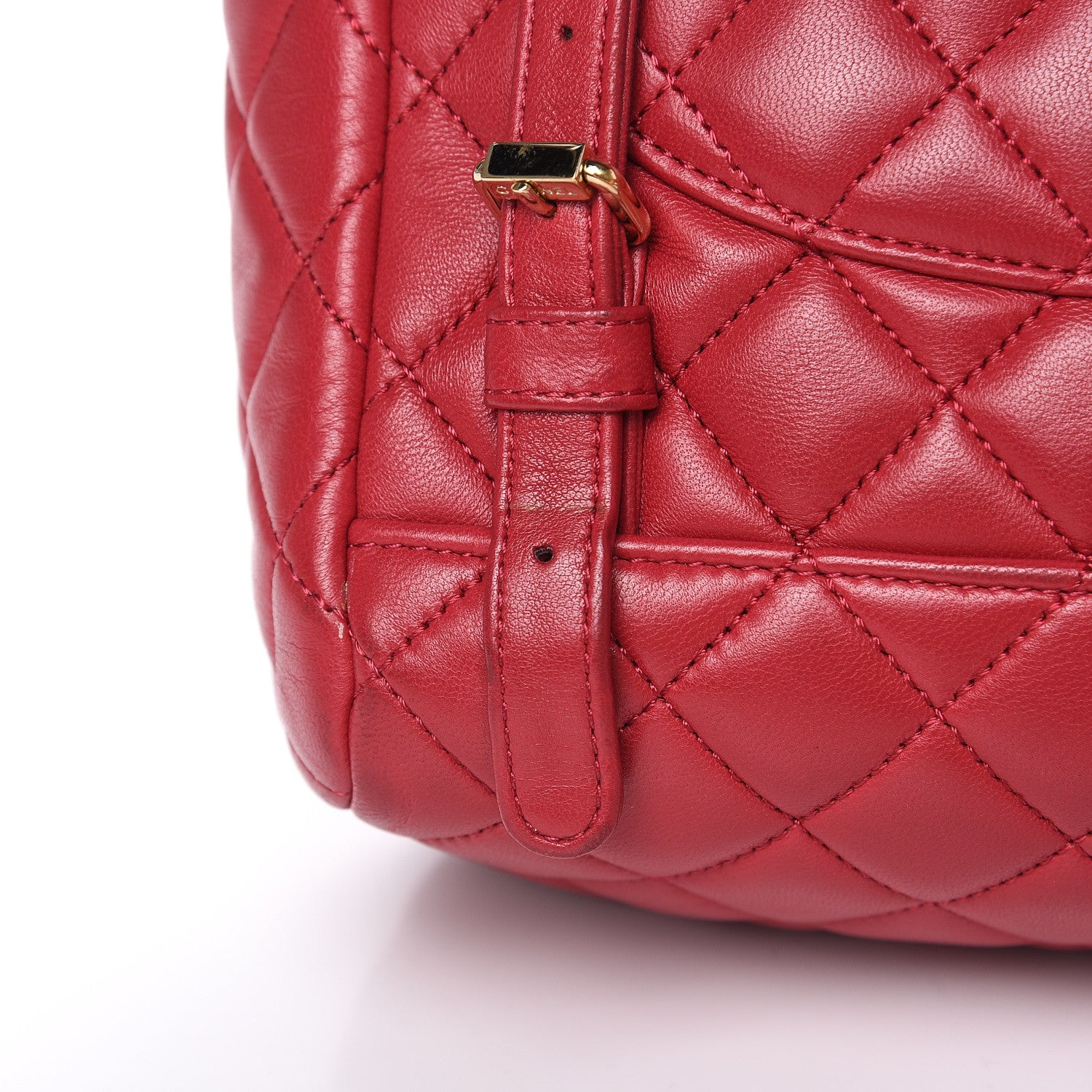 Chanel Lambskin Quilted Small Urban Spirit Backpack Red 16 of 17