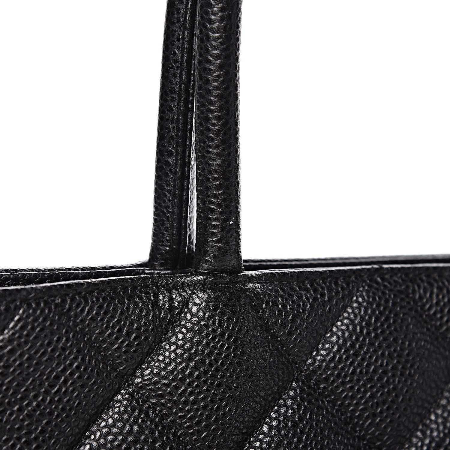 Chanel Caviar Quilted Medallion Tote Black 17 of 18