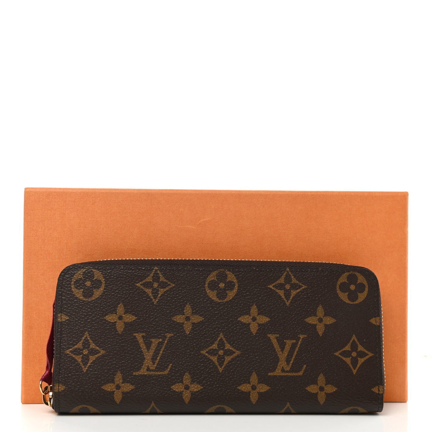 Monogram Clemence Wallet Fuchsia