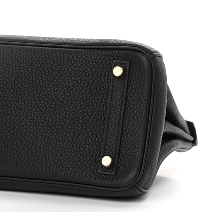 Hermes Togo Birkin 25 Black 9 of 11