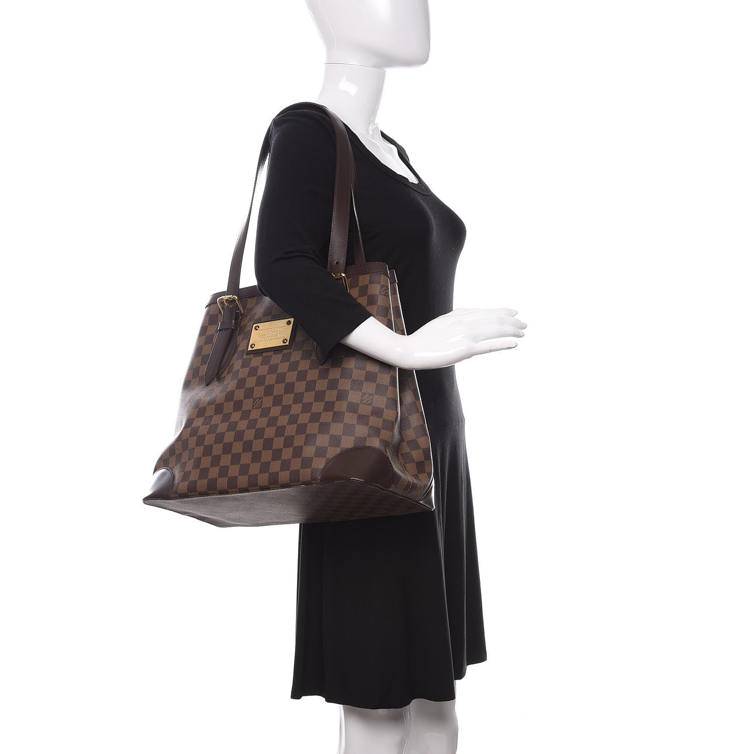 Louis Vuitton Damier Ebene Hampstead GM 2 of 17