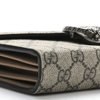 Gucci GG Supreme Monogram Mini Dionysus Chain Wallet Beige Taupe 7 of 8