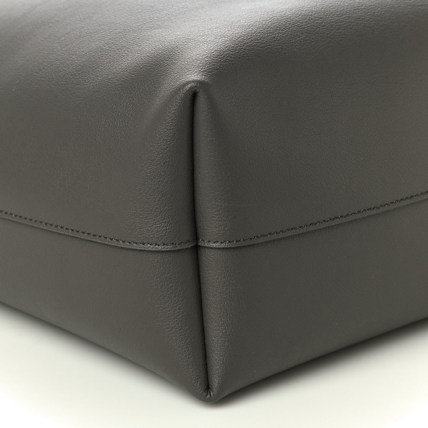 Calfskin Large Shopping Tote Earth