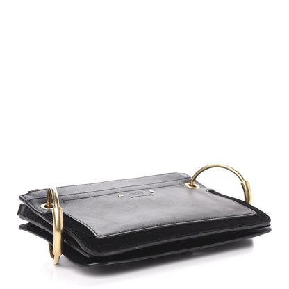 Chloe Calfskin Suede Mini Roy Bag Black 4 of 14