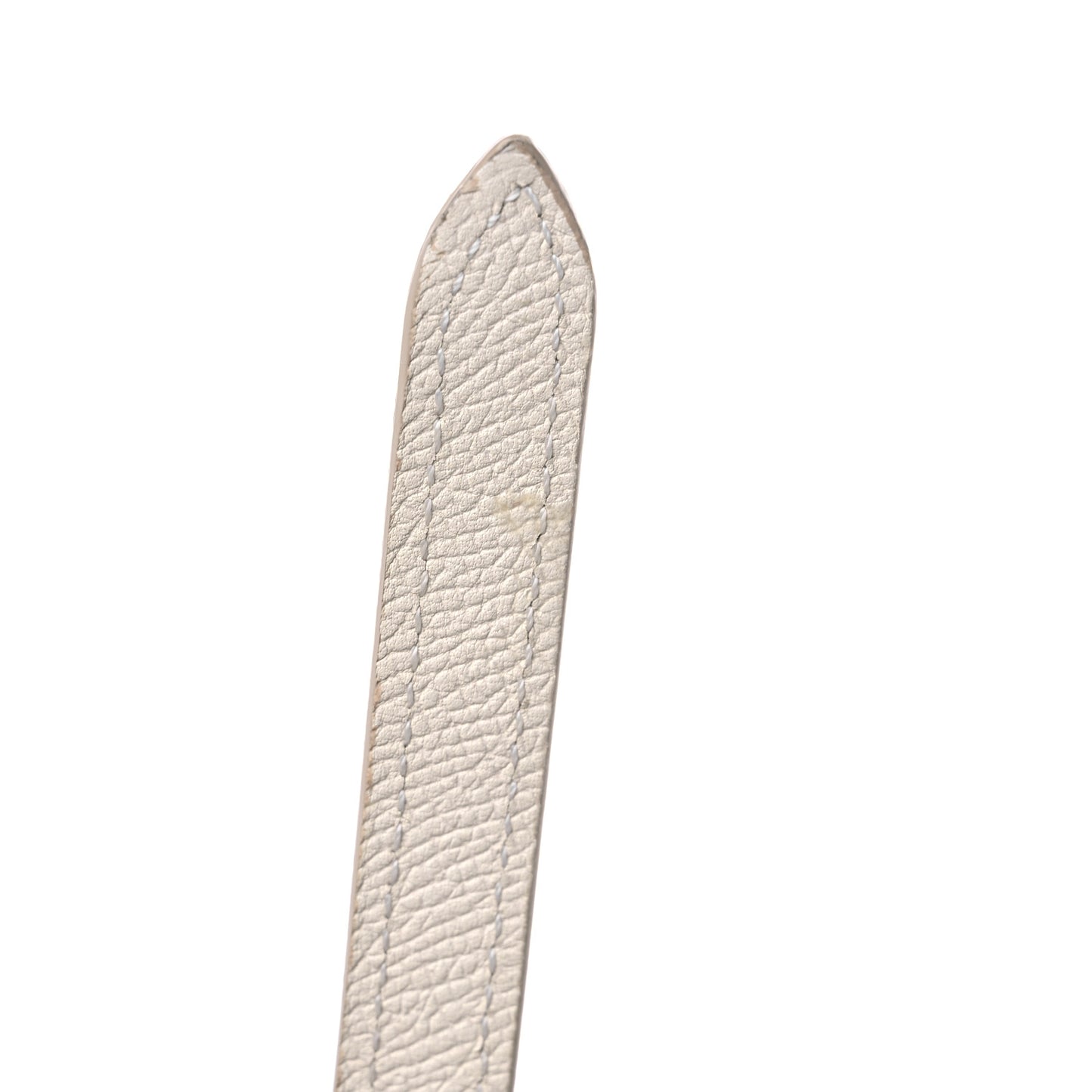 Grained Calfskin Mini Belt Bag White