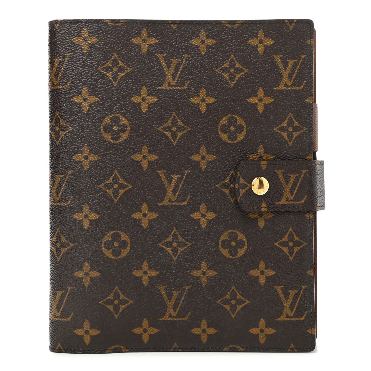 Monogram Large Ring Agenda Cover