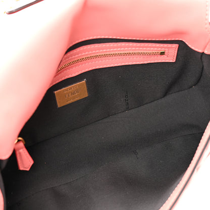Fendi Nappa FF 1974 Embossed Baguette Rosa Pesca 5 of 10