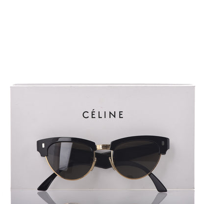 Celine Acetate Cat Eye Sunglasses CL40059U Black Gold 8 of 8