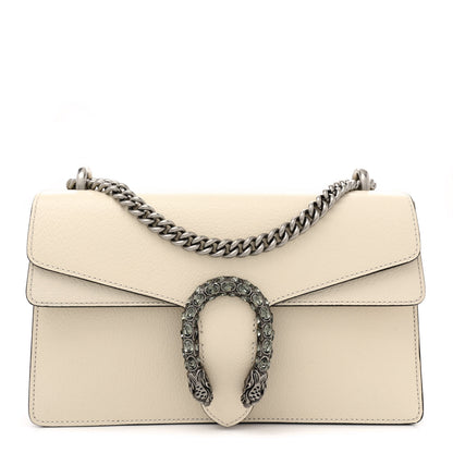 Gucci Textured Calfskin Crystal Small Dionysus Shoulder Bag Mystic White 1 of 14