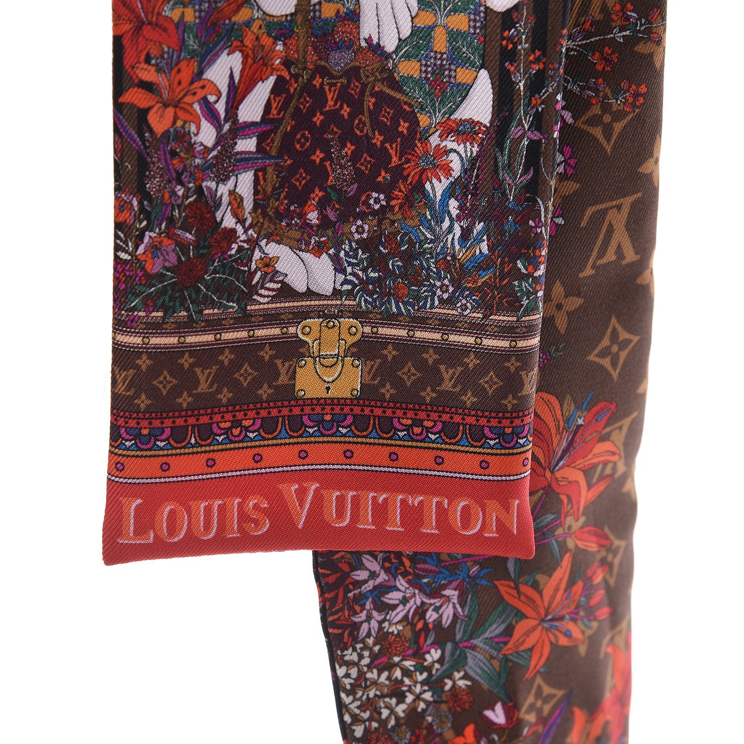 Louis Vuitton Silk Vuittonite Bandeau Ebene 3 of 4