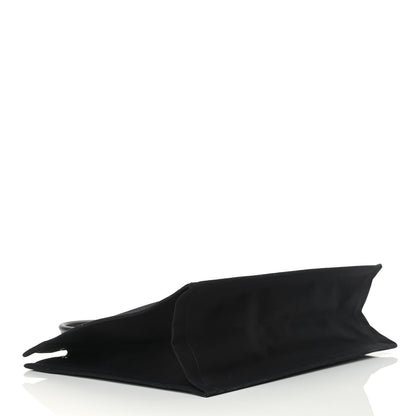 Saint Laurent Linen Calfskin Rive Gauche Tote Black 4 of 14