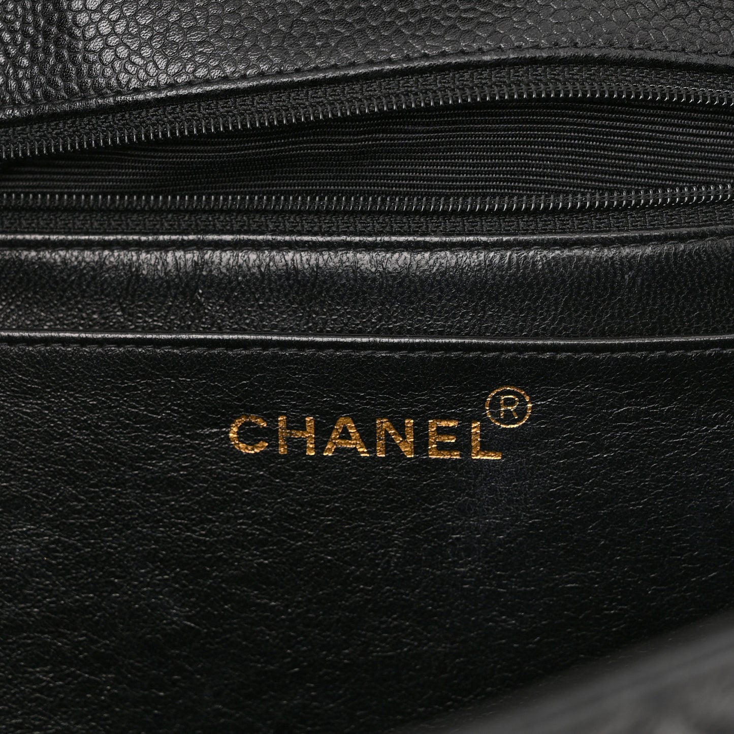 Caviar Quilted Jumbo Single Flap Black