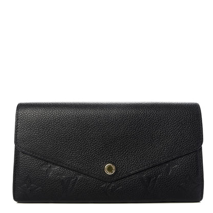 Louis Vuitton Empreinte Sarah Wallet NM Black 1 of 6