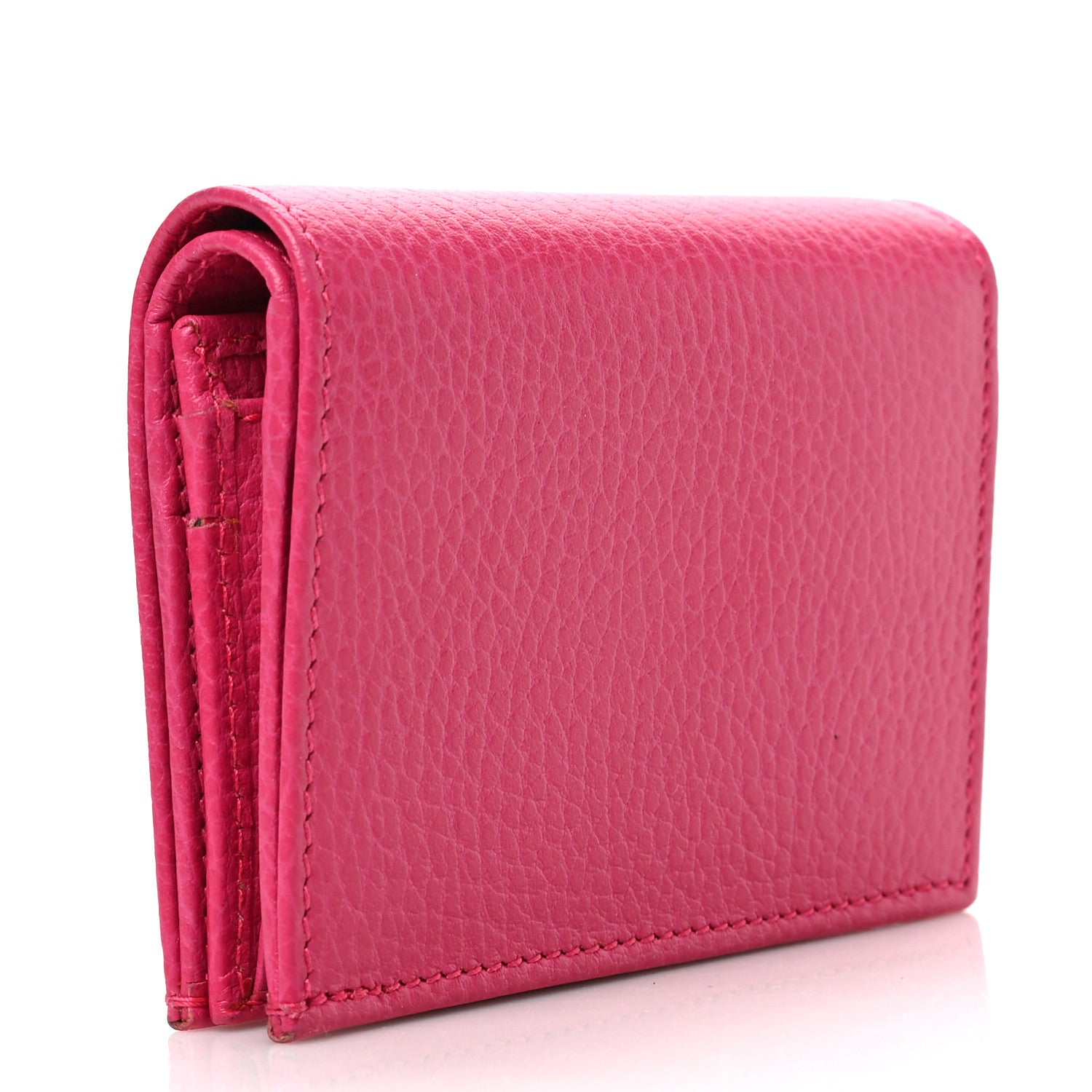 Gucci Dollar Calfskin GG Marmont Card Case Box Pink 3 of 6