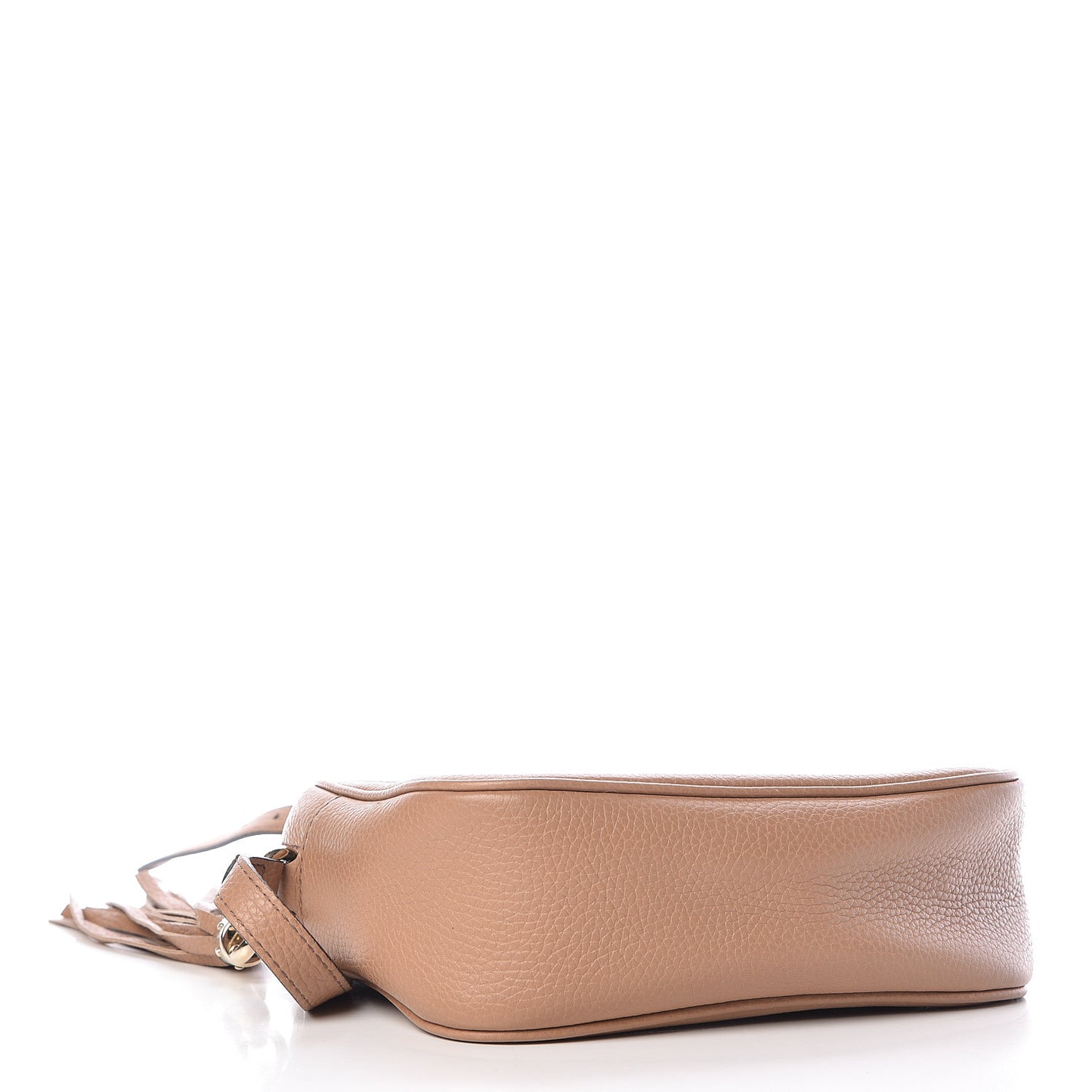 Pebbled Calfskin Small Soho Disco Bag Rose Beige