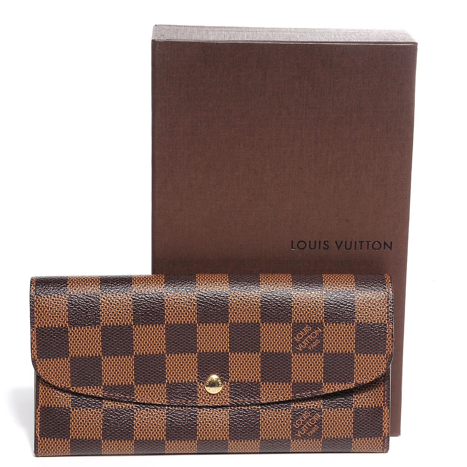 Louis Vuitton Damier Ebene Emilie Wallet 5 of 8