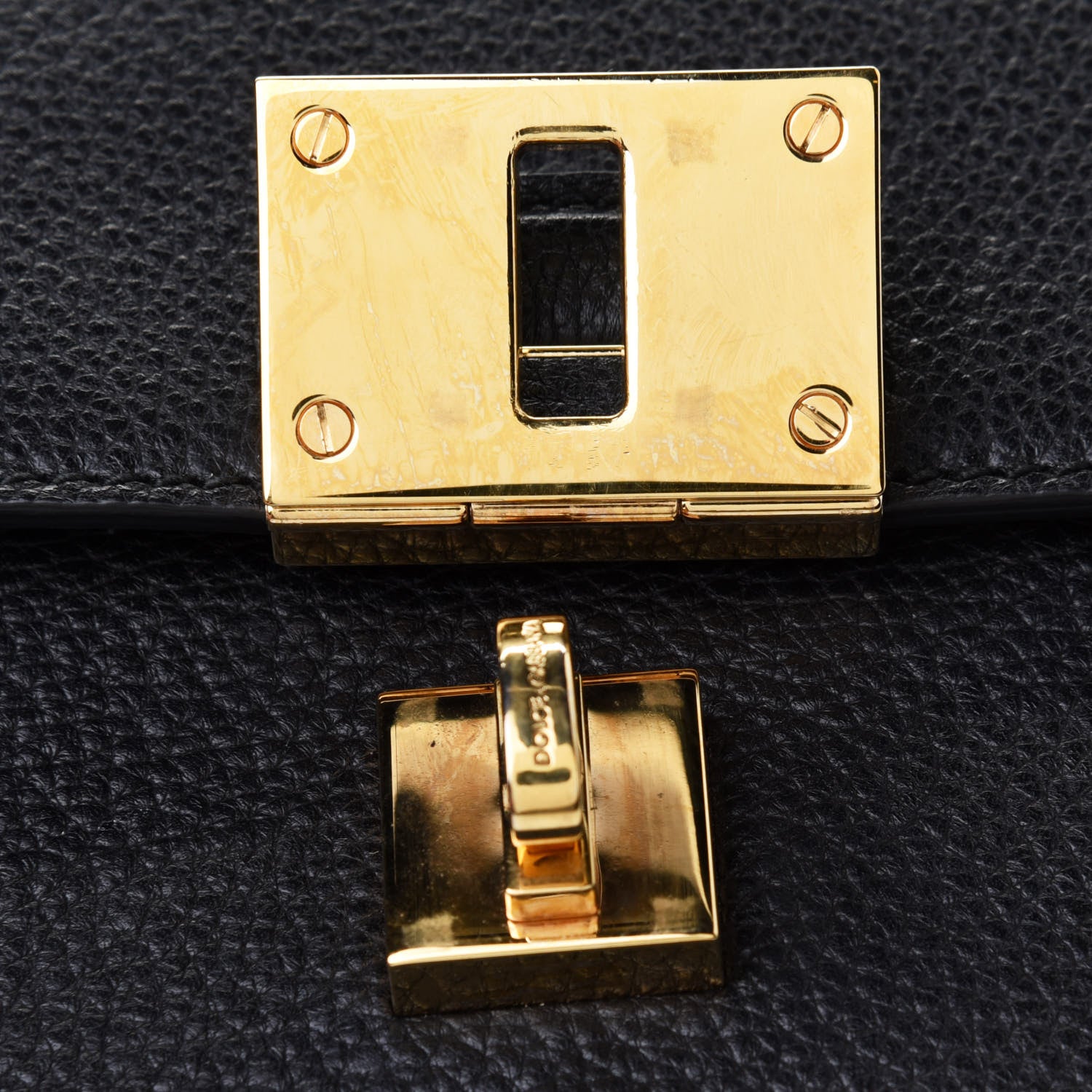 Dolce & Gabbana Calfskin Box Bag Black 6 of 10