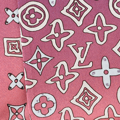 Louis Vuitton Silk Monogram Map Bandeau 4 of 6