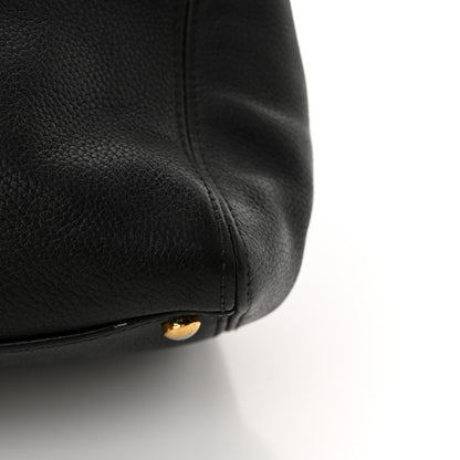 Chanel Calfskin Cerf Executive Shopper Tote Black 12 of 12