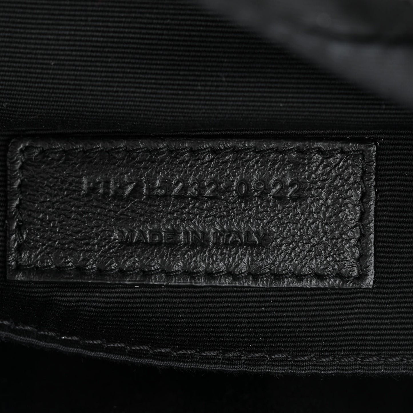 Calfskin Matelasse Monogram Monochrome Lou Camera Bag Black