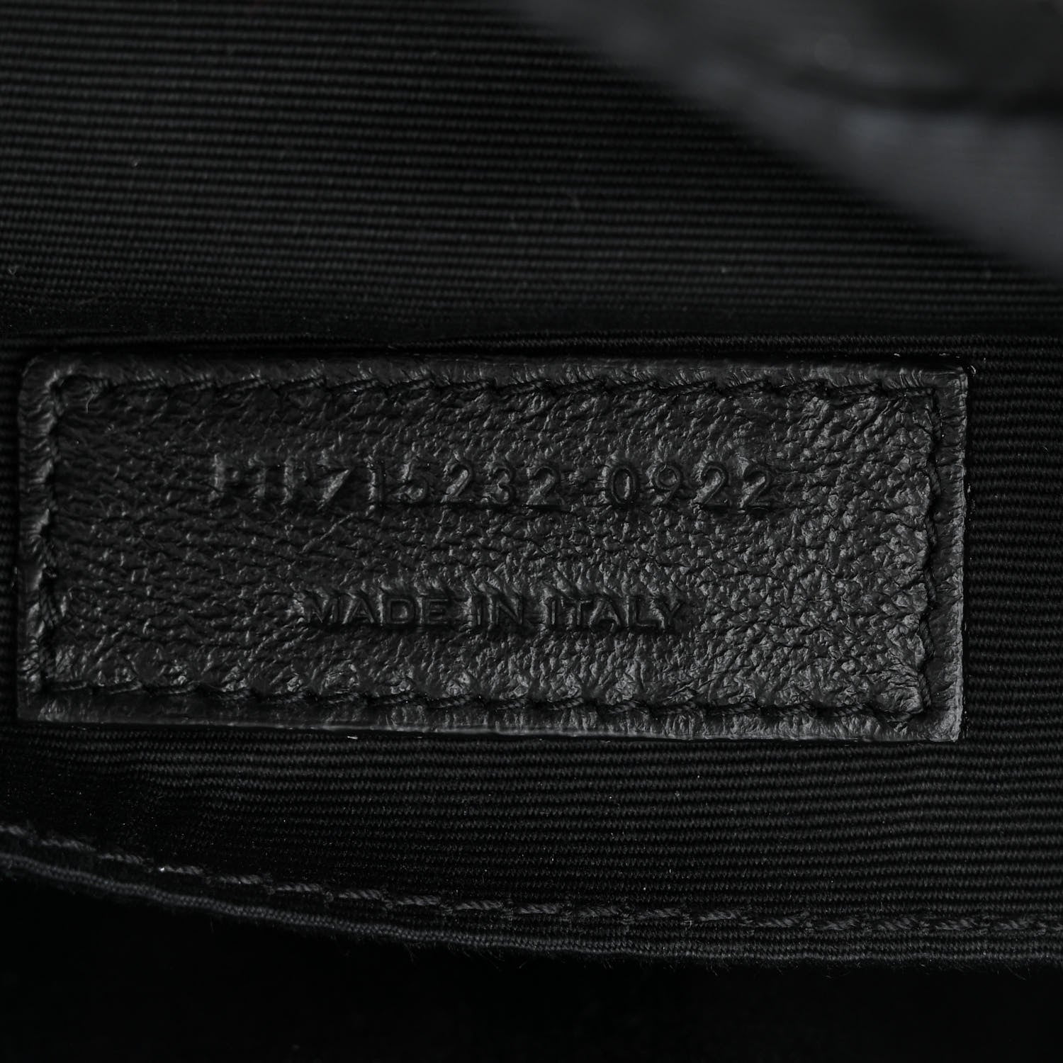 Saint Laurent Calfskin Matelasse Monogram Monochrome Lou Camera Bag Black 7 of 10