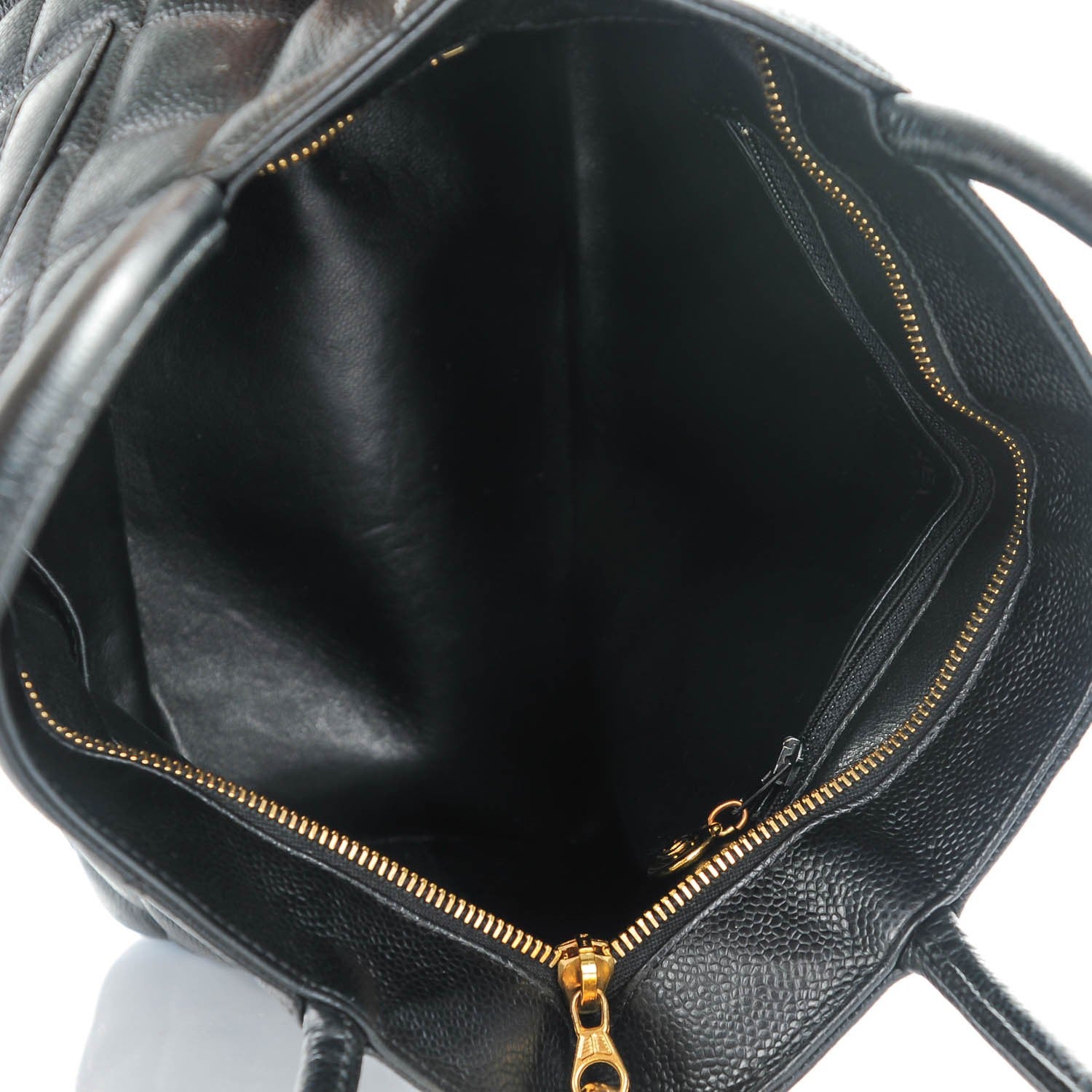 Chanel Caviar Quilted Medallion Tote Black 5 of 7