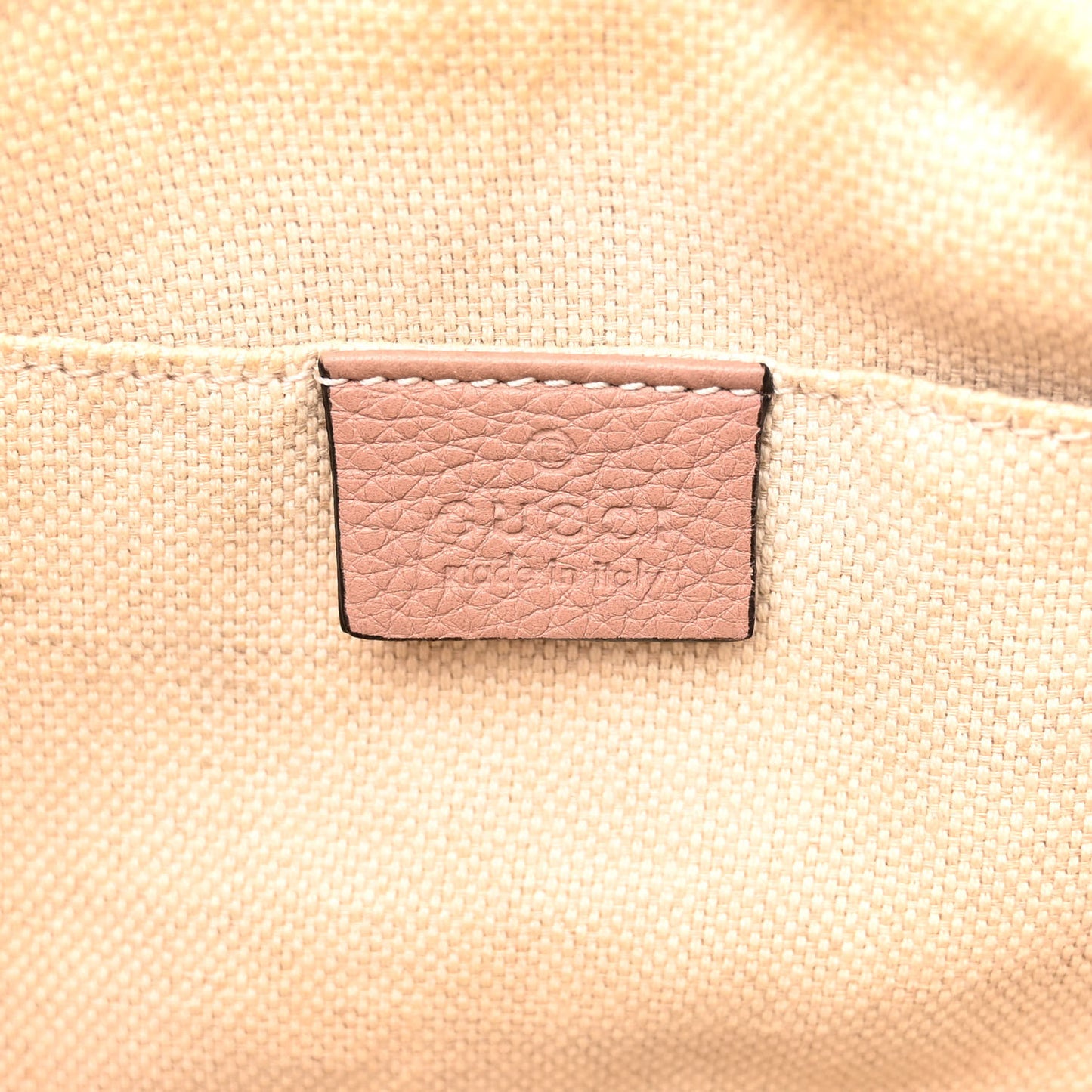 Pebbled Calfskin Small Soho Disco Bag Camelia