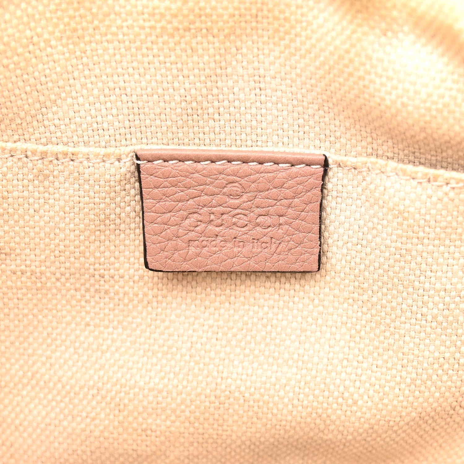 Gucci Pebbled Calfskin Small Soho Disco Bag Camelia 6 of 13