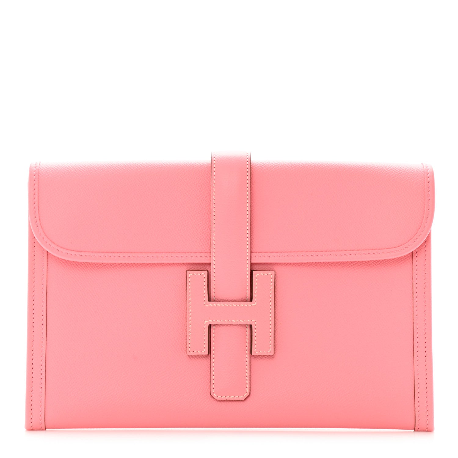Hermes Epsom Jige PM Clutch Rose Confetti 1 of 8