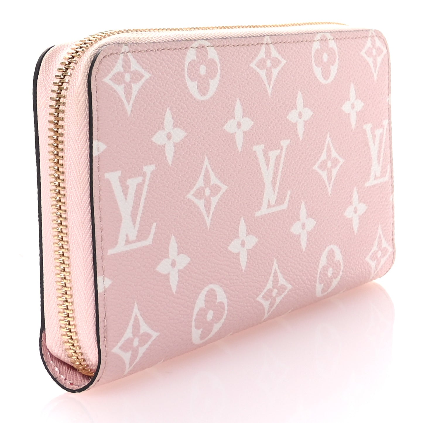 Monogram Giant Zippy Wallet Rouge Rose