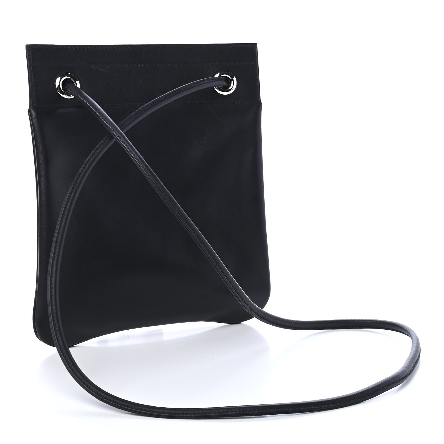 Hermes Milo Lambskin Swift Mini Aline Black 3 of 9