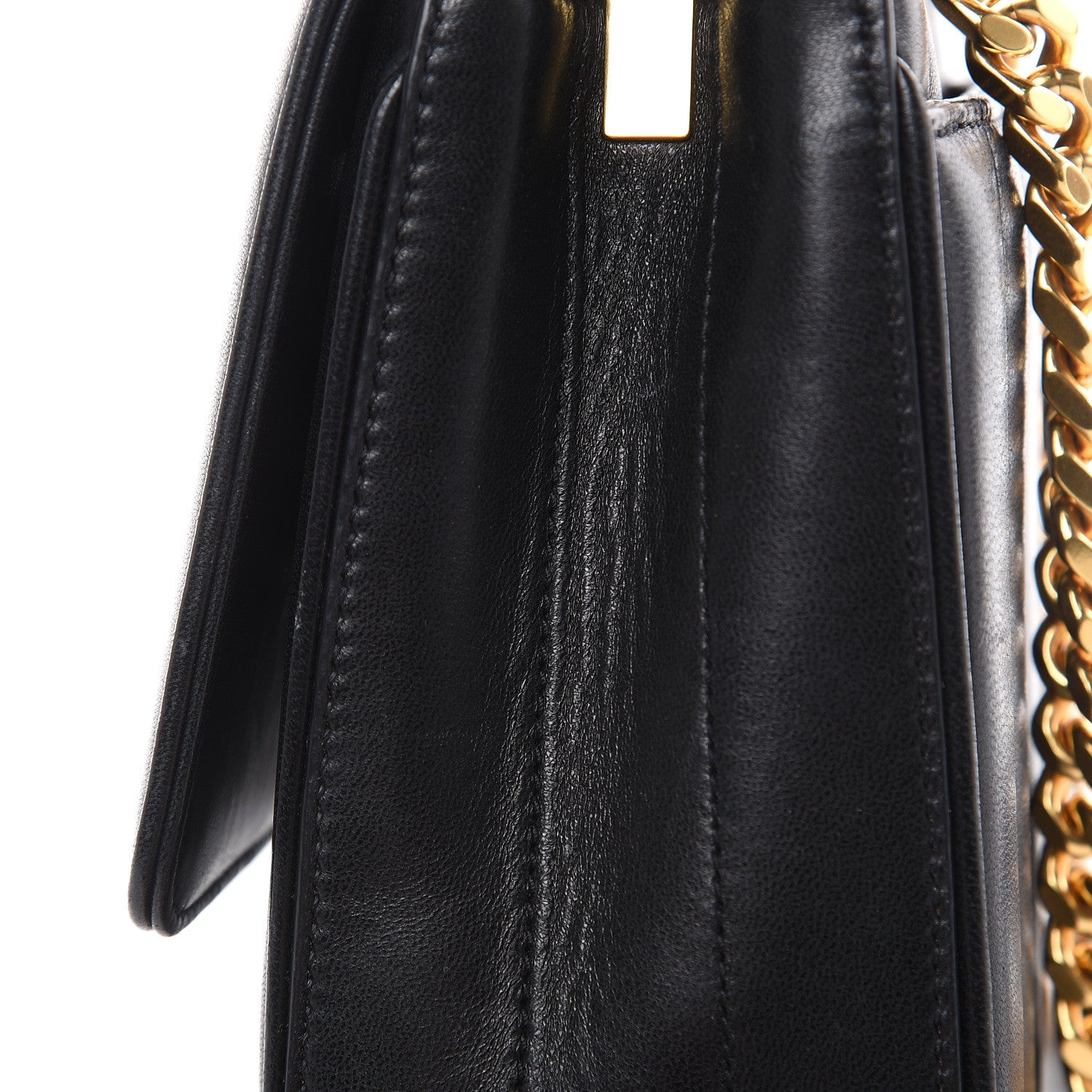 Saint Laurent Lambskin Matelasse Monogram Medium Vicky Chain Bag Black 11 of 14
