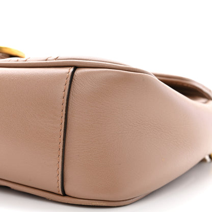 Gucci Calfskin Matelasse Small GG Marmont Shoulder Bag Porcelain Rose 10 of 10