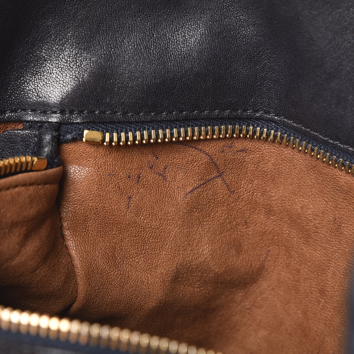 Nappa Studded Aviator Shopping Tote Blue